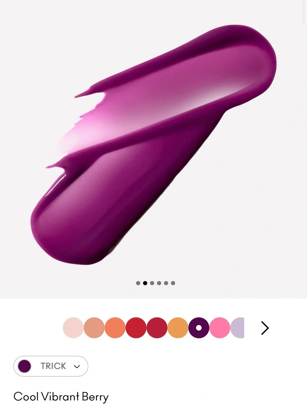 New! MAC Glow Play TRICK Cool Vibrant Berry Lipstick - Trick